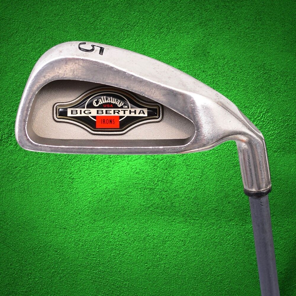 callaway big bertha 8 golf iron rh 38” long graphite red